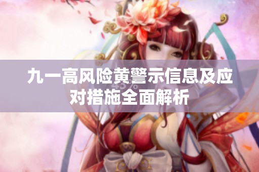 九一高风险黄警示信息及应对措施全面解析