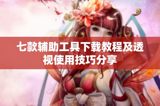 七款辅助工具下载教程及透视使用技巧分享