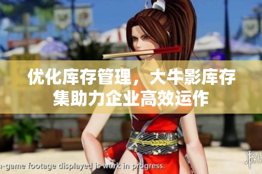 优化库存管理，大牛影库存集助力企业高效运作