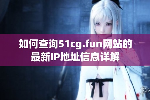 如何查询51cg.fun网站的最新IP地址信息详解