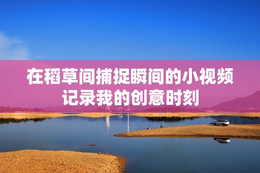 在稻草间捕捉瞬间的小视频记录我的创意时刻