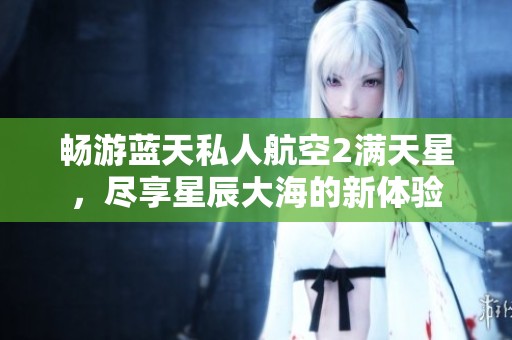 畅游蓝天私人航空2满天星，尽享星辰大海的新体验
