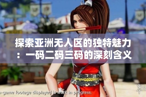 探索亚洲无人区的独特魅力：一码二码三码的深刻含义解析