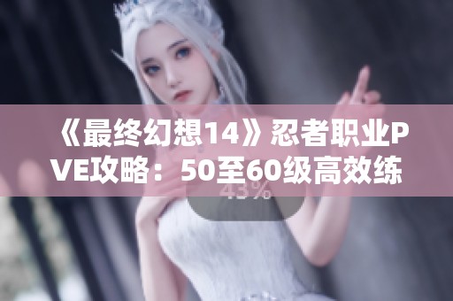 《最终幻想14》忍者职业PVE攻略：50至60级高效练级技巧分享