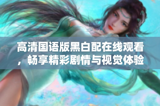 高清国语版黑白配在线观看，畅享精彩剧情与视觉体验