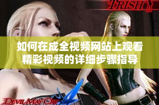 如何在成全视频网站上观看精彩视频的详细步骤指导