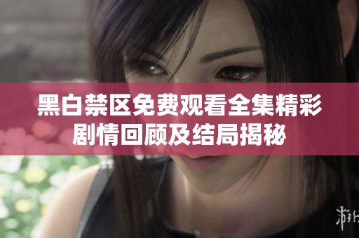 黑白禁区免费观看全集精彩剧情回顾及结局揭秘