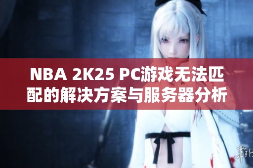 NBA 2K25 PC游戏无法匹配的解决方案与服务器分析