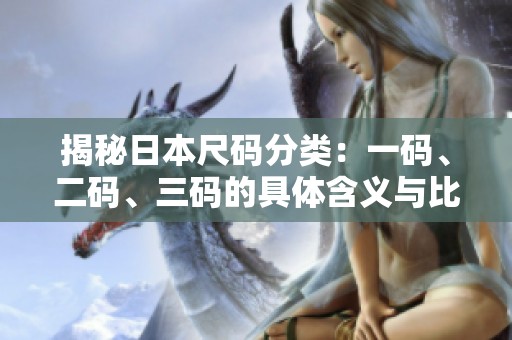 揭秘日本尺码分类：一码、二码、三码的具体含义与比较