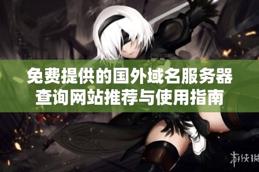 免费提供的国外域名服务器查询网站推荐与使用指南