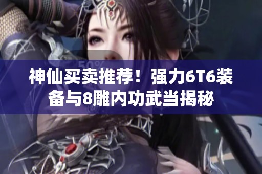 神仙买卖推荐！强力6T6装备与8雕内功武当揭秘