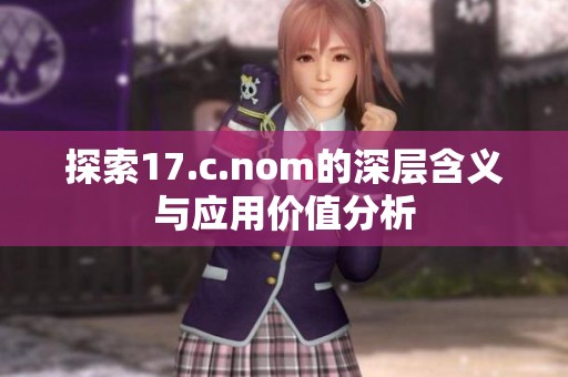 探索17.c.nom的深层含义与应用价值分析