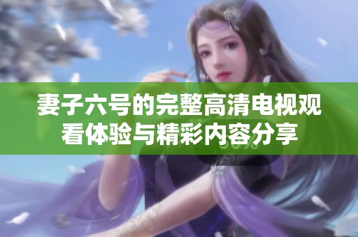 妻子六号的完整高清电视观看体验与精彩内容分享