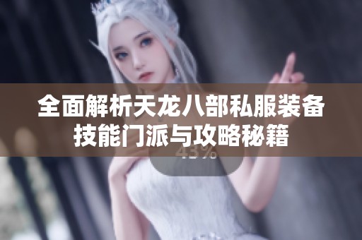 全面解析天龙八部私服装备技能门派与攻略秘籍