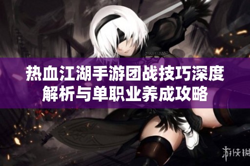 热血江湖手游团战技巧深度解析与单职业养成攻略