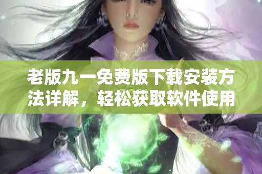 老版九一免费版下载安装方法详解，轻松获取软件使用体验