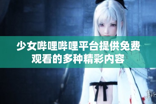 少女哔哩哔哩平台提供免费观看的多种精彩内容