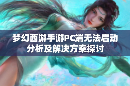 梦幻西游手游PC端无法启动分析及解决方案探讨