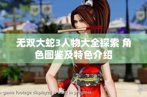 无双大蛇3人物大全探索 角色图鉴及特色介绍