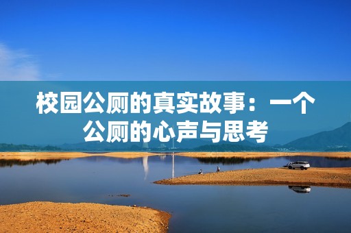 校园公厕的真实故事：一个公厕的心声与思考