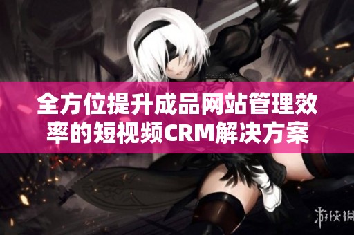 全方位提升成品网站管理效率的短视频CRM解决方案