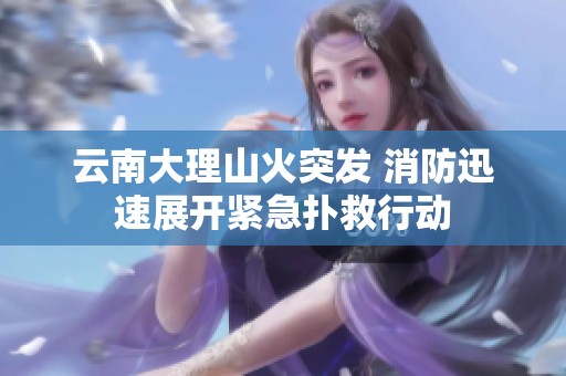 云南大理山火突发 消防迅速展开紧急扑救行动