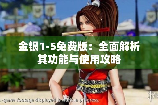 金银1-5免费版：全面解析其功能与使用攻略