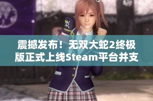 震撼发布！无双大蛇2终极版正式上线Steam平台并支持中文