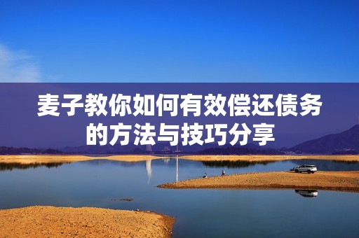 麦子教你如何有效偿还债务的方法与技巧分享