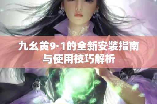 九幺黄9·1的全新安装指南与使用技巧解析