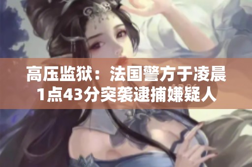 高压监狱：法国警方于凌晨1点43分突袭逮捕嫌疑人