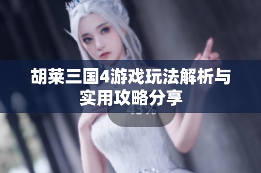 胡莱三国4游戏玩法解析与实用攻略分享