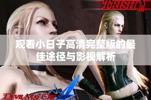 观看小日子高清完整版的最佳途径与影视解析