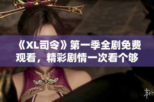 《XL司令》第一季全剧免费观看，精彩剧情一次看个够