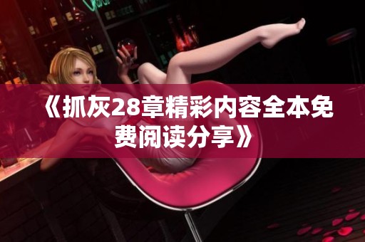 《抓灰28章精彩内容全本免费阅读分享》