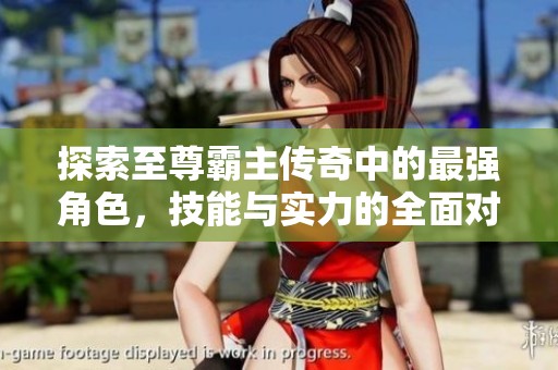 探索至尊霸主传奇中的最强角色，技能与实力的全面对决