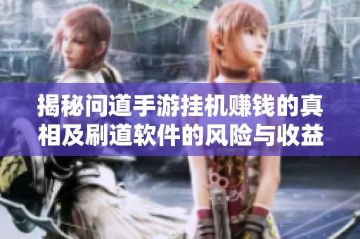 揭秘问道手游挂机赚钱的真相及刷道软件的风险与收益分析