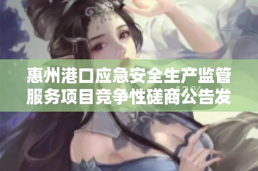 惠州港口应急安全生产监管服务项目竞争性磋商公告发布