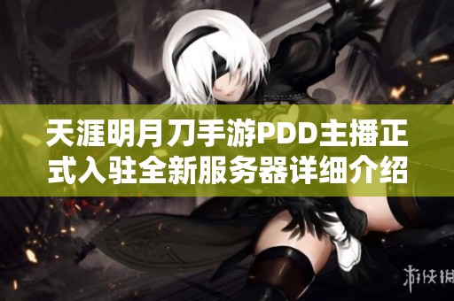 天涯明月刀手游PDD主播正式入驻全新服务器详细介绍