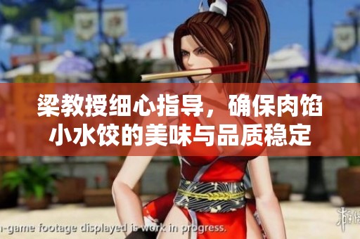 梁教授细心指导，确保肉馅小水饺的美味与品质稳定