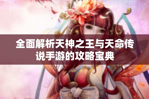 全面解析天神之王与天命传说手游的攻略宝典