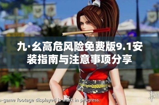 九·幺高危风险免费版9.1安装指南与注意事项分享