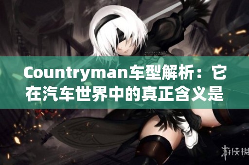 Countryman车型解析：它在汽车世界中的真正含义是什么