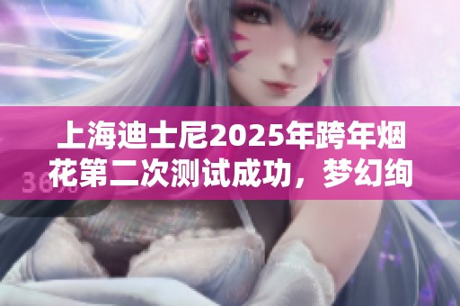 上海迪士尼2025年跨年烟花第二次测试成功，梦幻绚丽令人期待