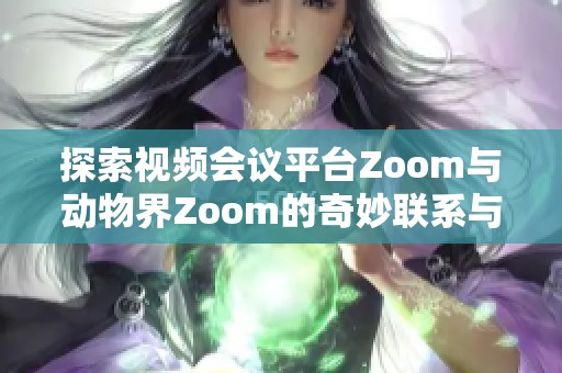 探索视频会议平台Zoom与动物界Zoom的奇妙联系与区别