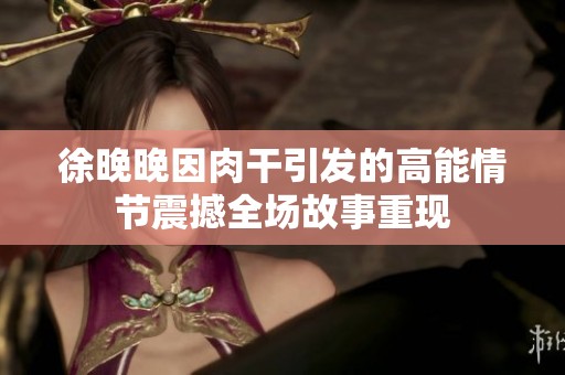 徐晚晚因肉干引发的高能情节震撼全场故事重现