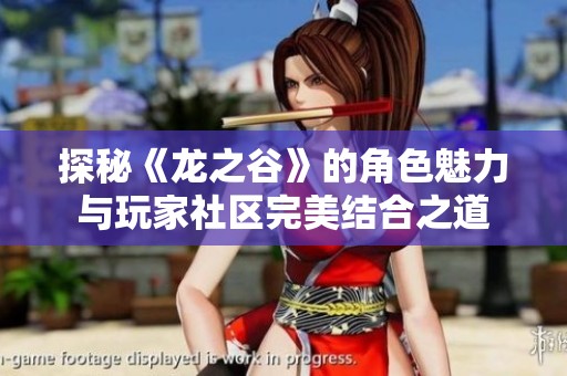 探秘《龙之谷》的角色魅力与玩家社区完美结合之道