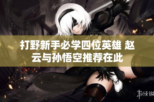 打野新手必学四位英雄 赵云与孙悟空推荐在此