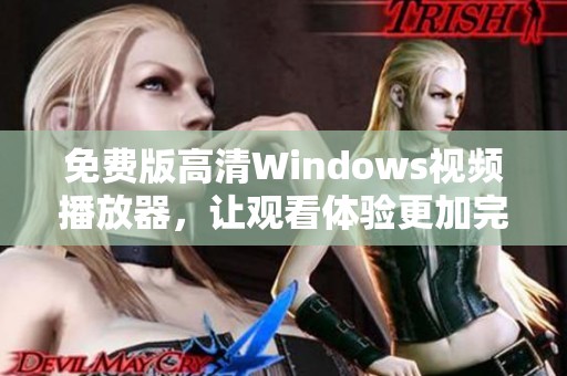 免费版高清Windows视频播放器,让观看体验更加完美 免费版高清Windows视频播放器,让观看体验更加完美