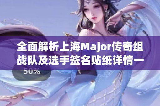全面解析上海Major传奇组战队及选手签名贴纸详情一览
